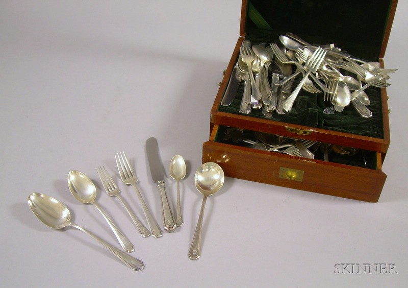 Appraisal: Towle Sterling Silver Partial Flatware Service Lady Constance Pattern approx