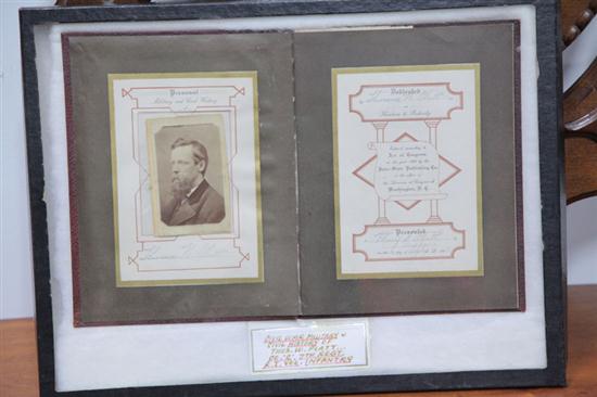 Appraisal: CIVIL WAR EPHEMERA American early th century The Military and