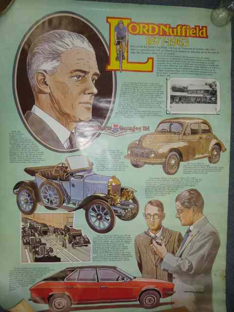 Appraisal: AN MG JUBILEE YEAR POSTER - lithographed by the Nuffield