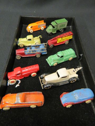 Appraisal: Tootsietoy Hubley Metal Toy Trucks includes fire engines delivery tanker