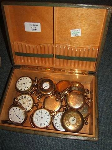 Appraisal: Fifteen various pocket watches to include full and half hunters