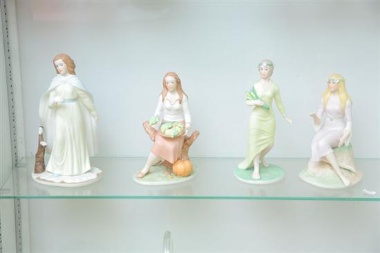 Appraisal: FOUR ISPANKY FIGURINES Spring Summer Autumn and Winter Limited Editions