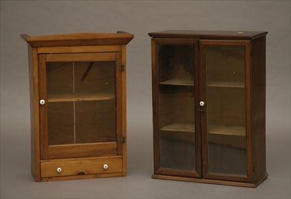 Appraisal: Two Hanging Cupboards