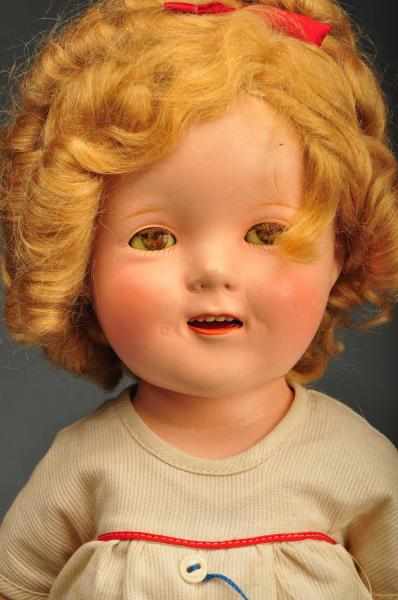 Appraisal: Ideal Shirley Temple Doll Description All composition doll with sleep