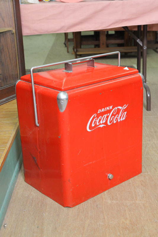 Appraisal: COCA-COLA COOLER Manufactured by the ''Progress Refrigerator Co Louisville KY''