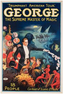 Appraisal: George Grover George the Supreme Master of Magic Cleveland Otis