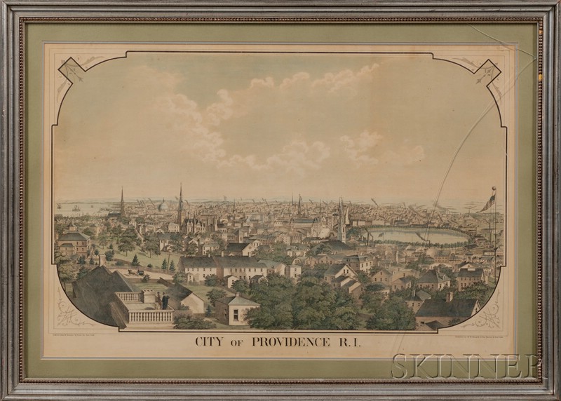 Appraisal: Louis E Neuman lithographer New York th Century CITY OF