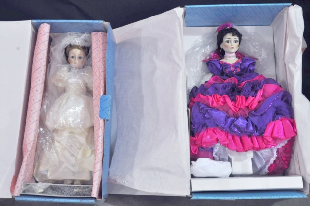 Appraisal: Two Porcelain Collectible DollsBy Madame Alexander Including The Bride H