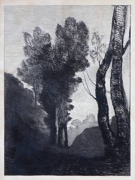 Appraisal: Property of a Private Collector Environs de Rome C Etching