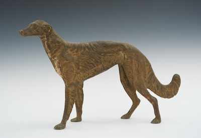 Appraisal: A Hubley Borzoi Cast Iron Doorstop Apprx - H x