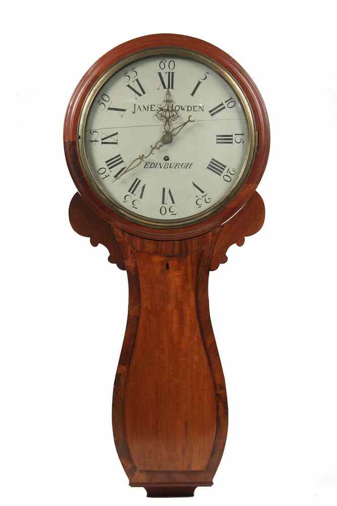 Appraisal: WALL REGULATOR CLOCK - Mahogany Case Wall Regulator Shop Clock