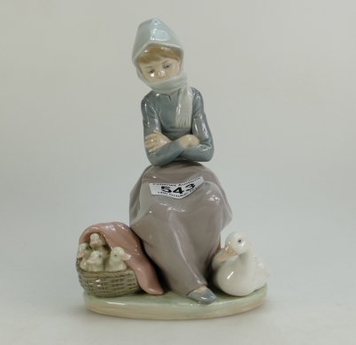 Appraisal: Lladro large figurine The Duck Seller model