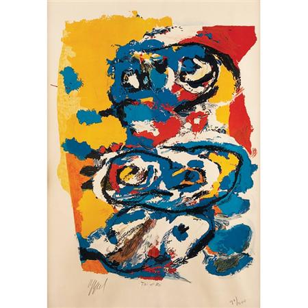 Appraisal: Karel Appel TOI ET MOI Color lithograph Estimate -