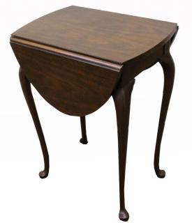 Appraisal: English Oak Drop Leaf Table Antique English Oak Drop Leaf