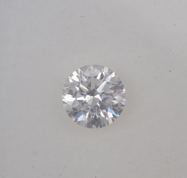 Appraisal: A LOOSE BRILLIANT CUT DIAMOND WEIGHING APPROXIMATELY CTS D SI