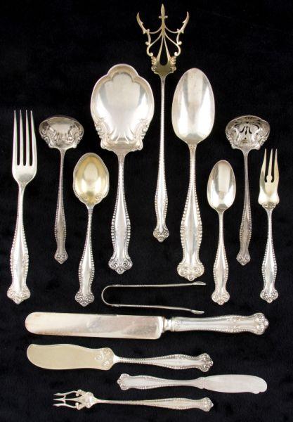 Appraisal: Towle Canterbury Sterling Flatware pieces consisting of forks in tablespoons