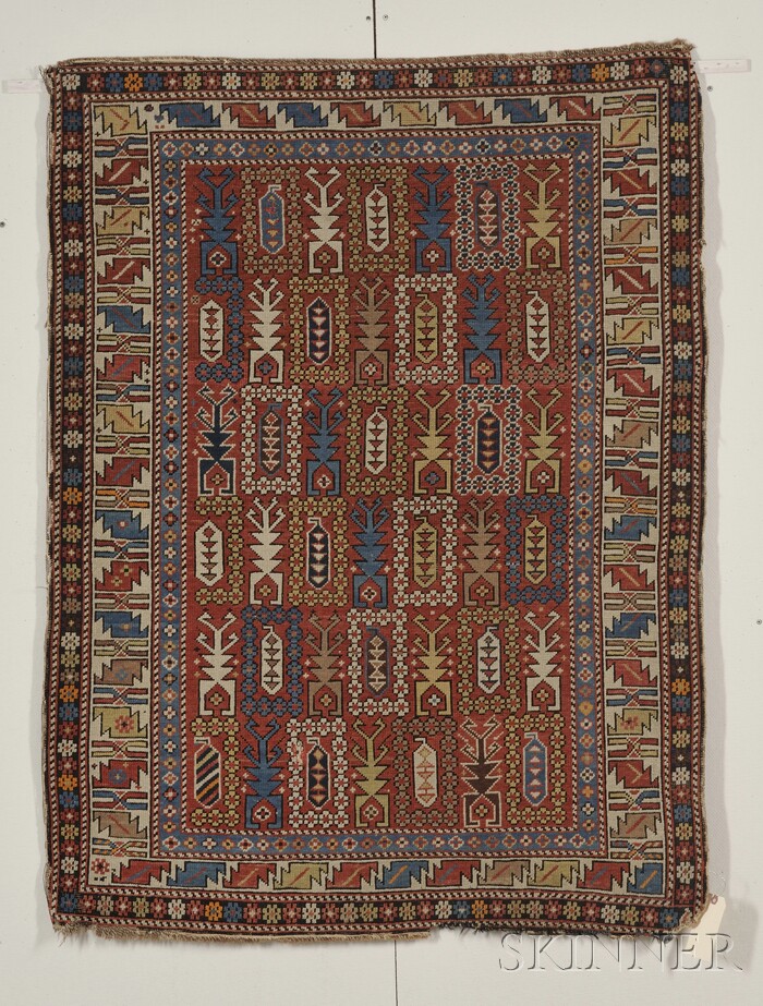 Appraisal: Shirvan Rug East Caucasus last quarter th century even wear