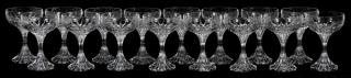 Appraisal: BACCARAT MASSENA CRYSTAL SHERBET GLASSES CHAMPAGNE COUPES PIECES BACCARAT MASSENA