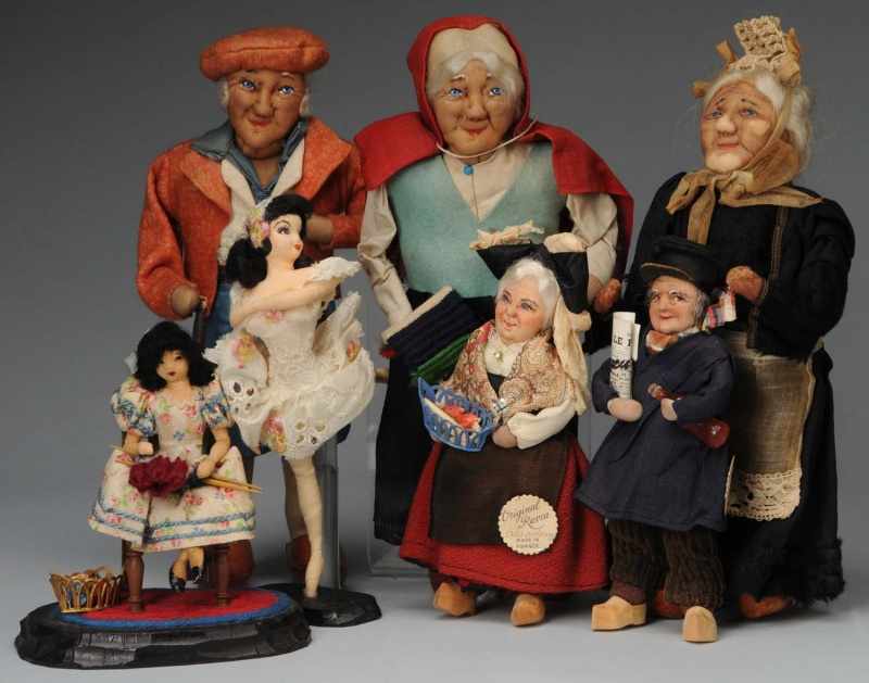 Appraisal: Lot of Ravca Dolls Description France USA Ca s were