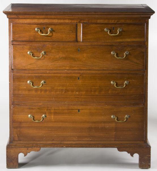 Appraisal: Southern Chest of Drawers Piedmont NC early th century walnut