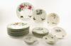 Appraisal: DISHES - Nineteen pieces of Havilland Limoges with hand painted