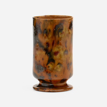 Appraisal: George E Ohr VASE USA - glazed earthenware h dia