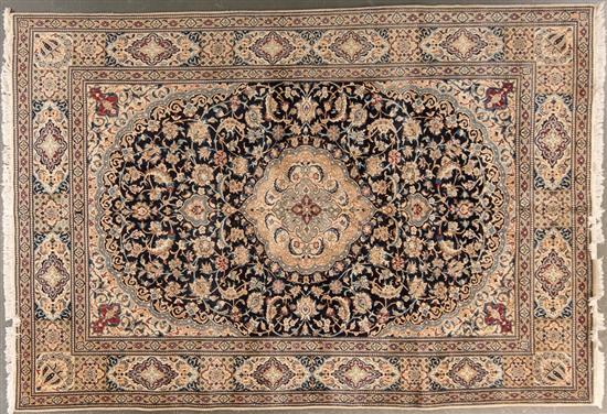 Appraisal: Fine Nain rug Iran circa x