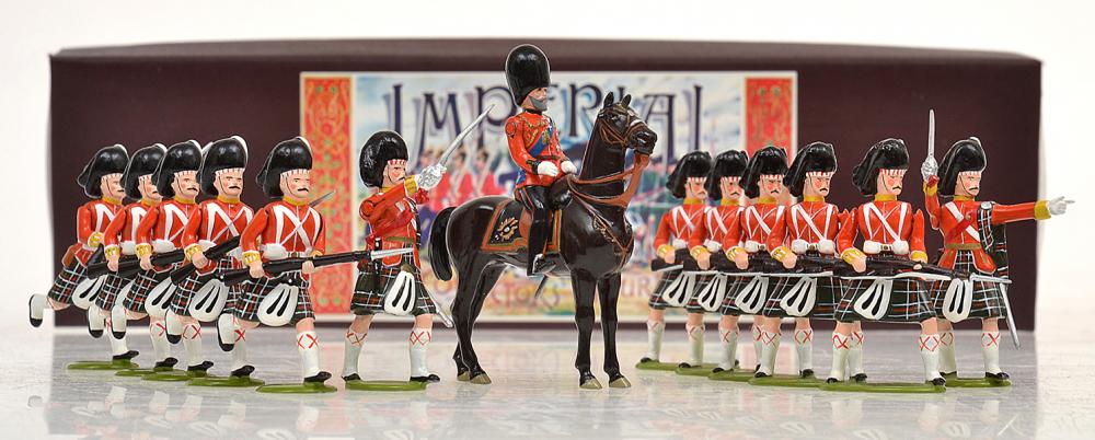 Appraisal: X IMPERIAL COLLECTORS FIGURES INCLUDING NO SEAFORTH HIGHLANDERS - CHARGING