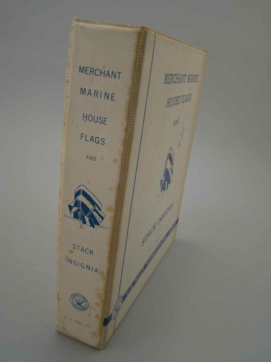 Appraisal: MARINE Merchant Marine House Flags and Stack Insignia Washington Folio