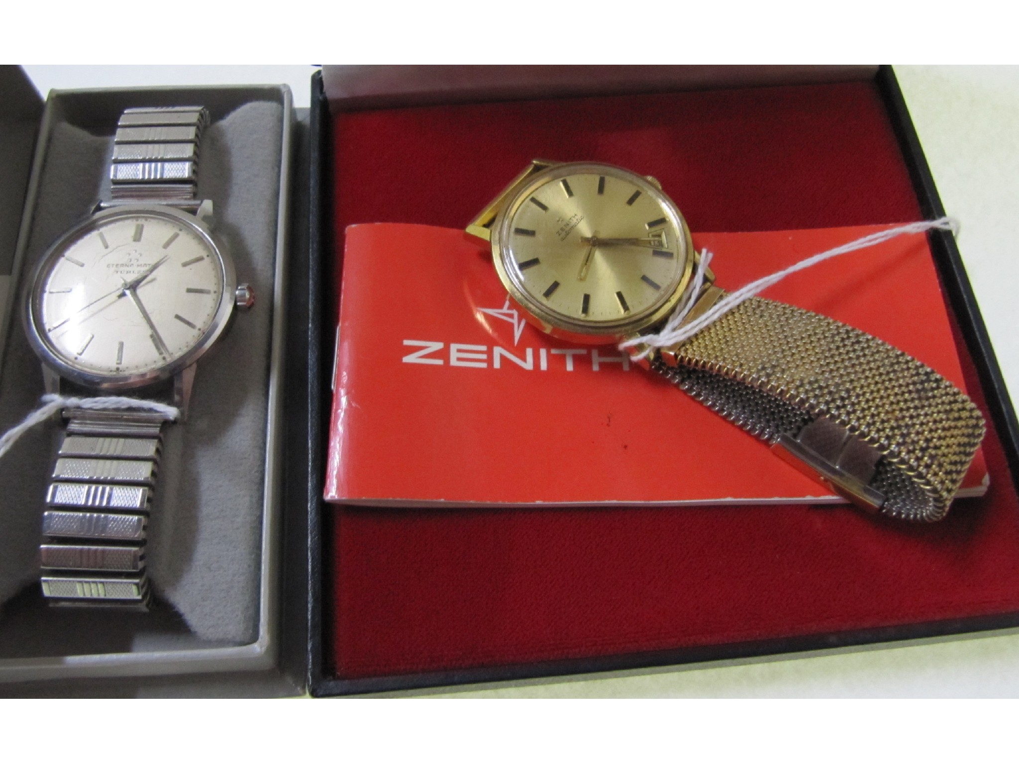 Appraisal: A lot comprising a gent's Zenith wristwatch and an Eterna