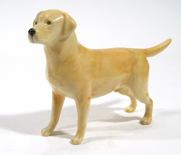 Appraisal: Hand painted Beswick golden labrador factory mark to underside cm