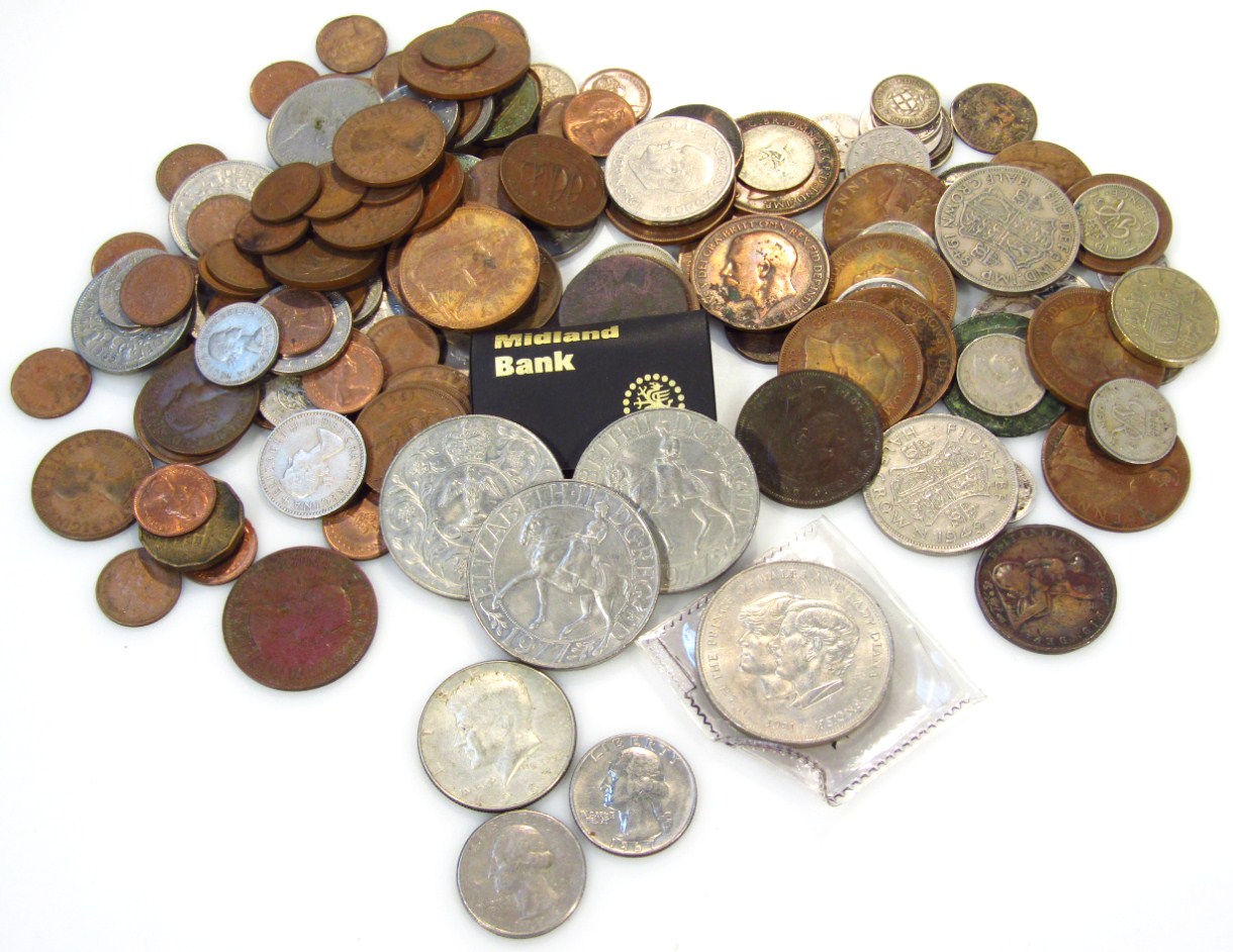 Appraisal: Various world used and other coins to include commemorative America