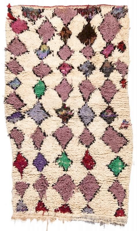 Appraisal: Vintage Moroccan Rug ' '' x ' '' Vintage Moroccan