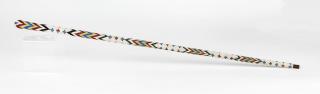 Appraisal: A Plains Indian beaded walking stick Late th early th