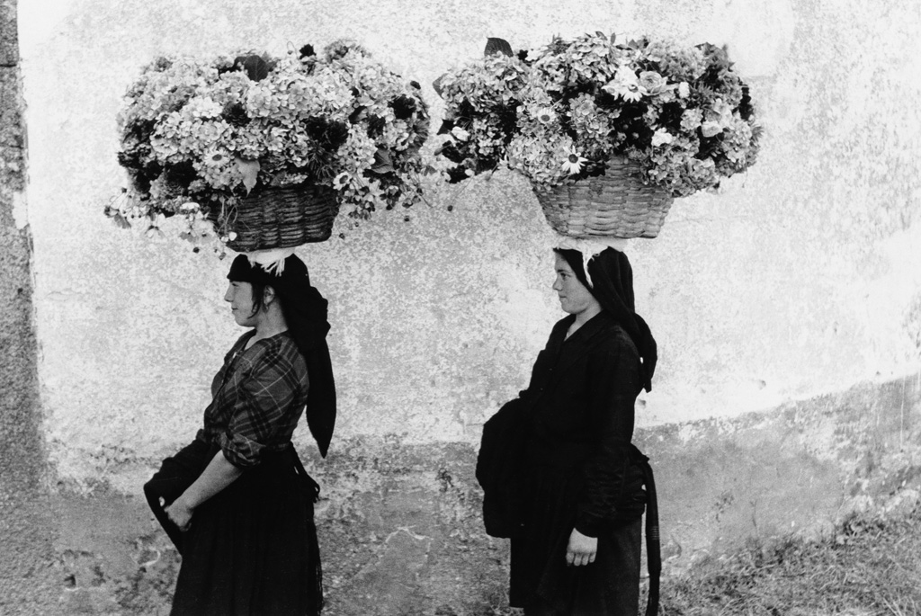 Appraisal: EDOUARD BOUBAT - Femmes aux Fleurs Portugal Silver print the