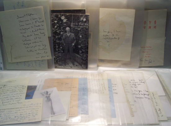 Appraisal: BEATON CECIL Small archive of Autograph Letters Signed and Autograph