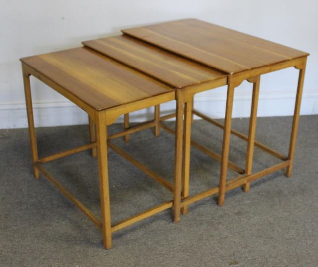 Appraisal: Midcentury Set of Edward Wormley Nesting Tables Edward Wormley for