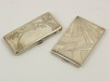 Appraisal: CIGARETTE CASES - Lot of two sterling cigarette cases -