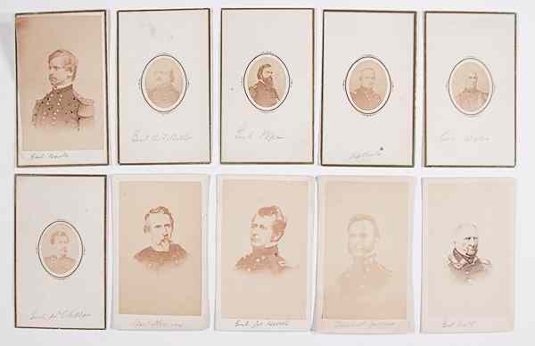 Appraisal: Civil War - CDV Civil War CDVs of Confederate Union