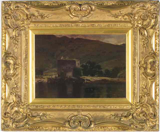 Appraisal: WILLIAM B YOUNG OIL ON CANVAS Scottish active - Carrick