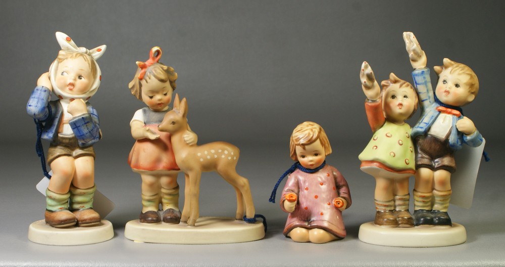 Appraisal: Hummel figurines Auf Wiedersehen Hum One for You One for