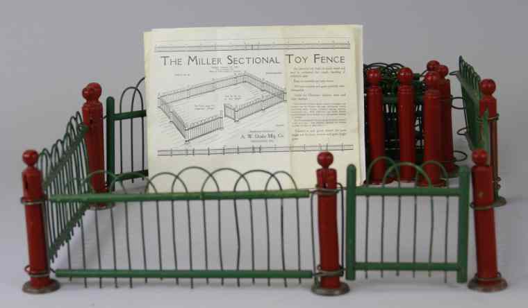 Appraisal: SECTIONAL TOY CHRISTMAS FENCE Used during the Holidays for home