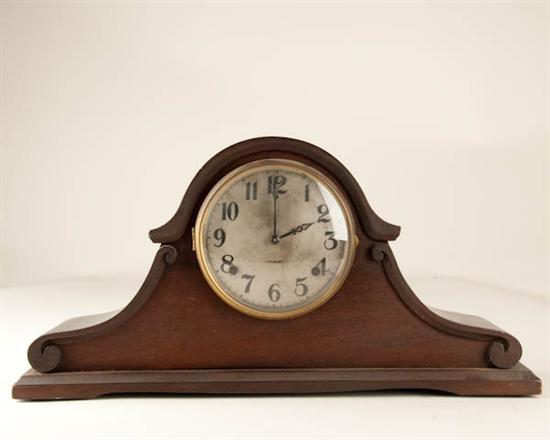 Appraisal: Gilbert Tambour Chime Clock Bim Bam strike day time and