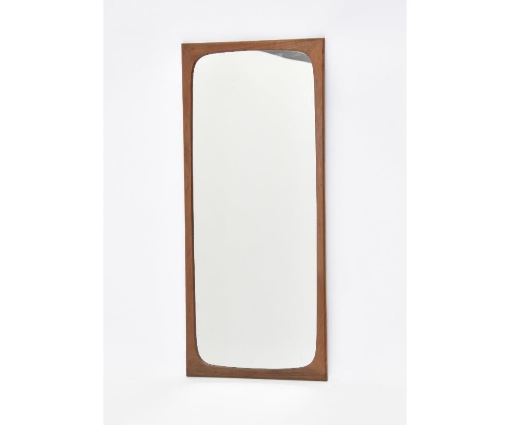 Appraisal: Aarhus Danish mid-century modern teak mirror x