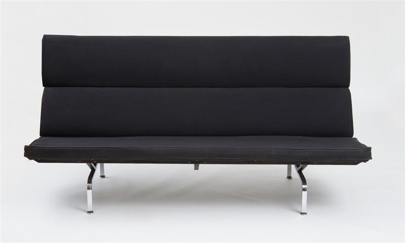 Appraisal: COMPACT SOFA CHARLES RAY EAMES FOR HERMAN MILLER 's Polished