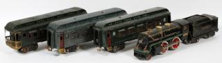 Appraisal: LIONEL PRE LIONEL PRE-WAR STANDARD GAUGE PASSENGER TRAIN C PCS