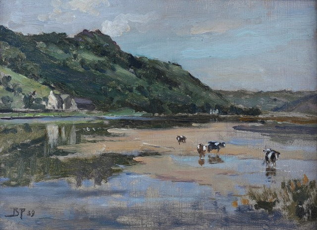 Appraisal: Bertram Priestman British - Arnside initialled and dated lower left