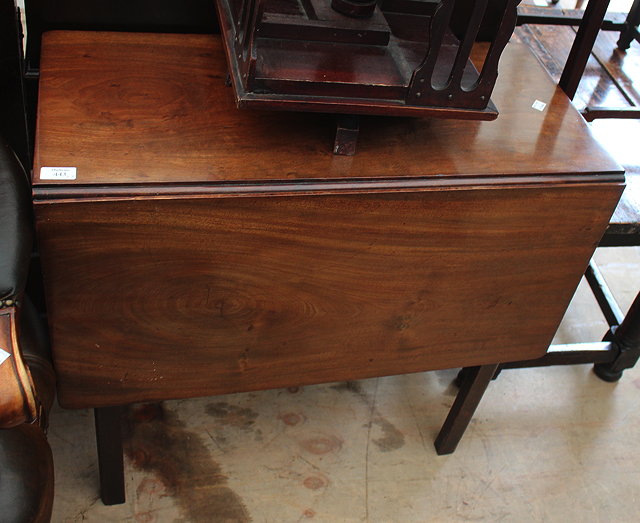 Appraisal: A VICTORIAN UPHOLSTERED NURSING CHAIR together with a Georgian mahogany