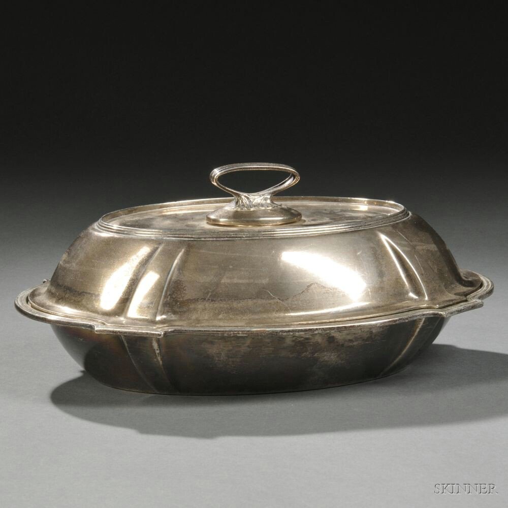 Appraisal: Gorham Plymouth Pattern Sterling Silver Covered Vegetable Tureen Providence Rhode