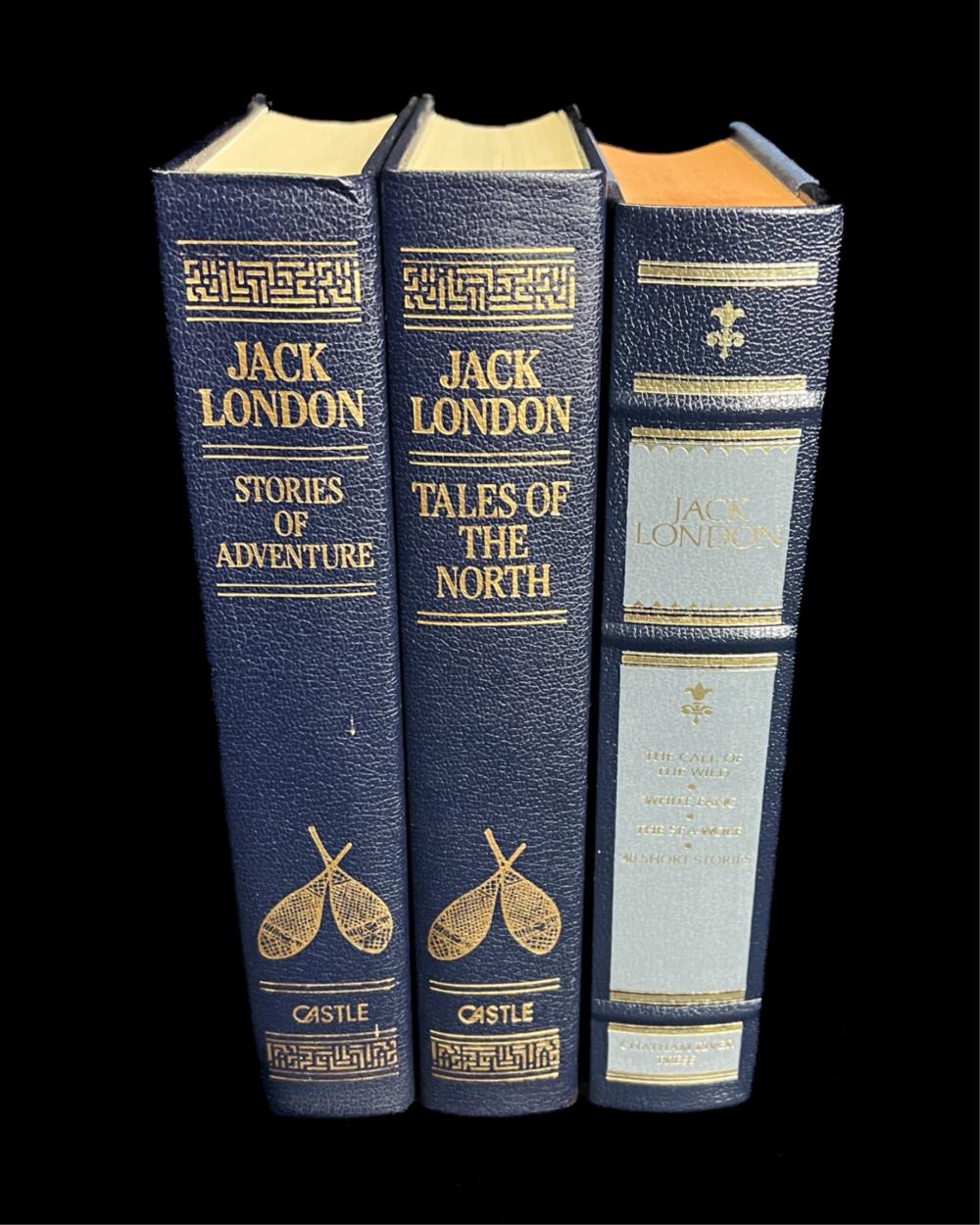 Appraisal: GROUP BOOKS BY JACK LONDONJack London Stories of Adventure Tales